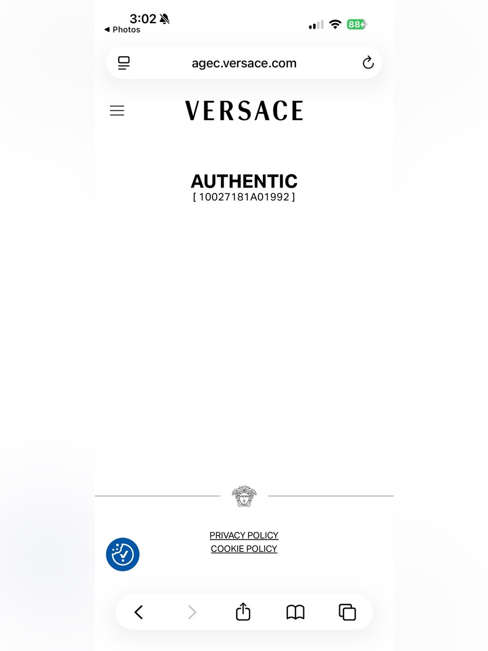 Versace Black Crewneck Sweater with Gold Medusa Size 44 IT / XS International - Picture 5 of 5